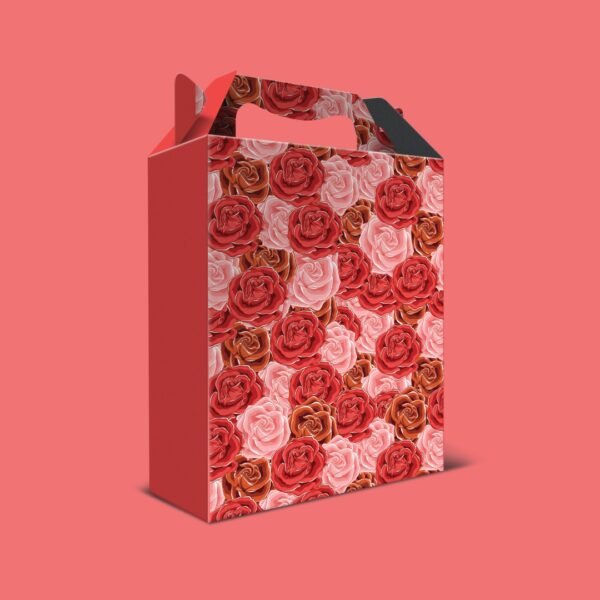 Kit 12 Caixas de Papel Média Rosas 17,5 x 20,6 x 7,2 cm - Imagem 4